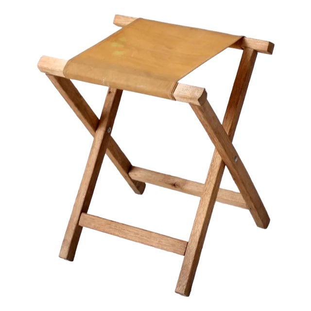 Vintage Camp Stool For Sale