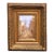 Mid-19th Century French Street Scene Oil on Board Painting in Carved Gilt Frame For Sale