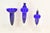 1). Cm 14 x h 54; 2) physical. Cm 14 x h 35; 3) dollar. Cm 14 x h 33 this piece has an attribution mark, i am sure that it...