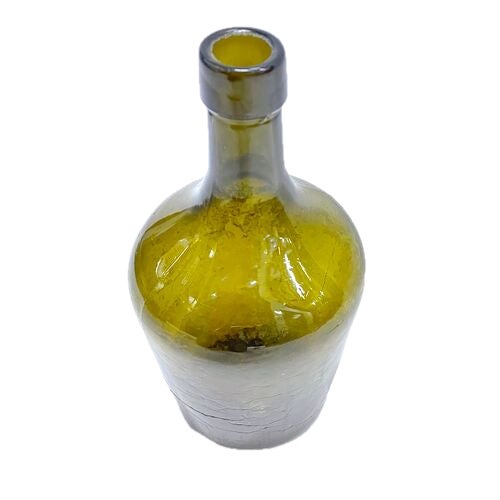 Small antique green glass bottle. No maker's marks.