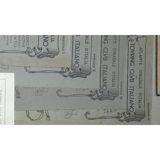 Bond Opera Cartographic, International Atlas of the Italian Touring Club with Dedication by Benito Mussolini, Italy 1927, Set of 9 For Sale - Image 18 of 18