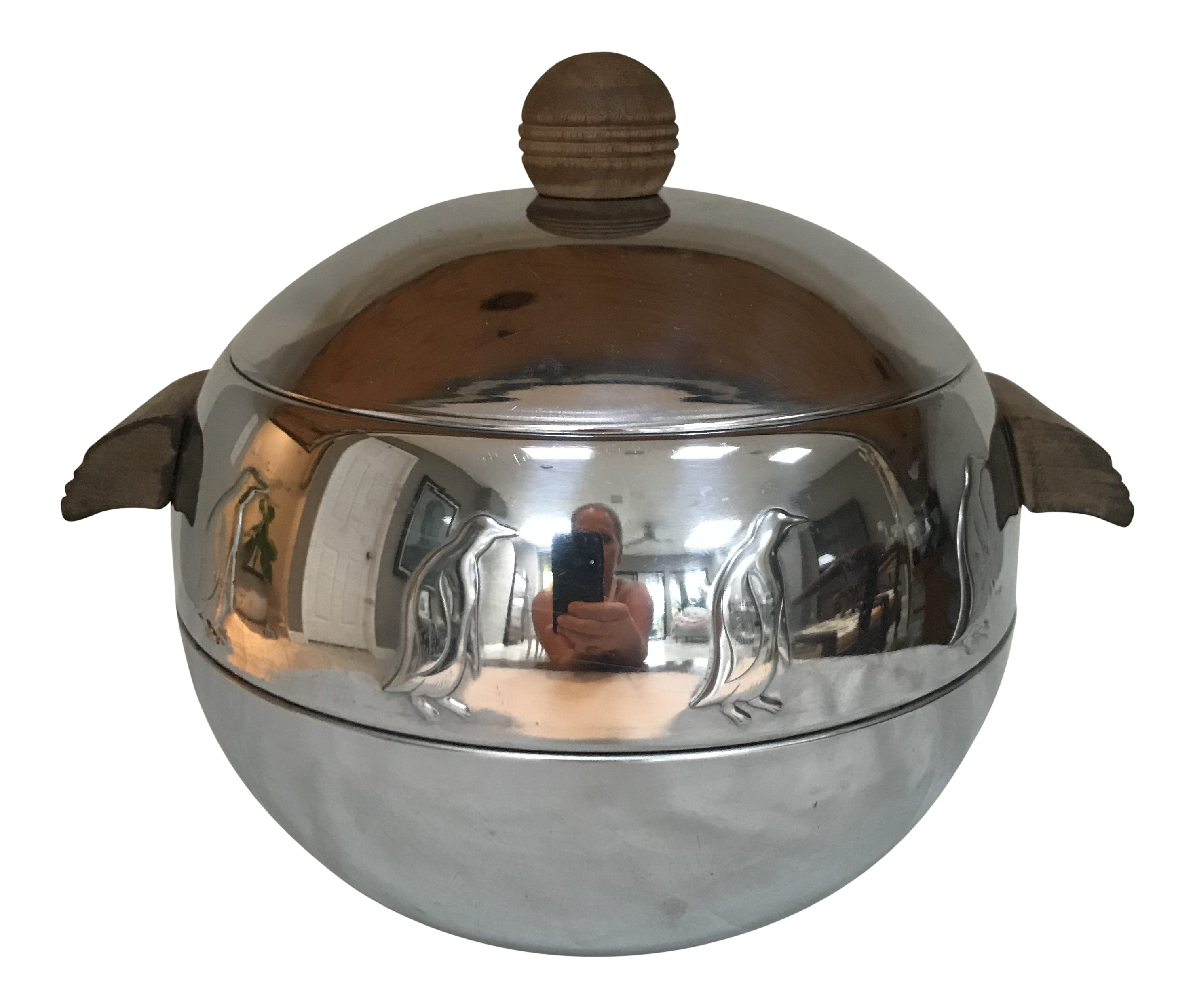 copper penguin ice bucket