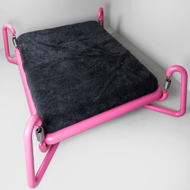 Pink Spring Bed by Marzio Cecchi, 1970 For Sale - Image 3 of 15