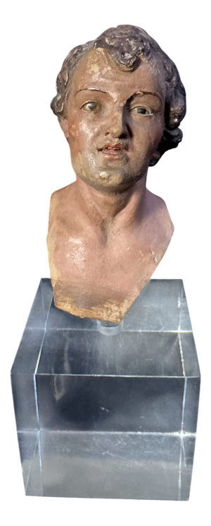 Head of a Neapolitan Nativity Scene Puppet, Late 18th Century