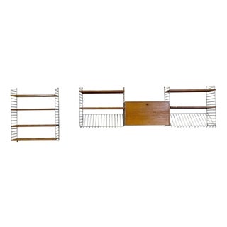 Oak String Shelf by Kajsa & Nils Nisse Strinning For Sale