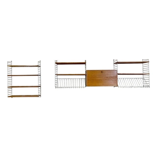 Oak String Shelf by Kajsa & Nils Nisse Strinning For Sale