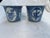 Chinoiserie Blue and White Chinese Porcelain Cachepots a Pair For Sale - Image 3 of 9