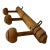 Vintage French Faux Bamboo Coat Hooks - For Sale