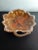 1960s 1960s Artist Signed Treasure Craft Leaf Shaped Shallow Bowl With Handle For Sale - Image 5 of 7