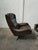 Mid-Century Modern Nordic Leather Chair, 1980 For Sale - Image 6 of 10