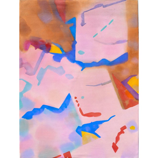 Erle Loran "Salt Ponds Abstract 1" Modern Abstract 1980 For Sale
