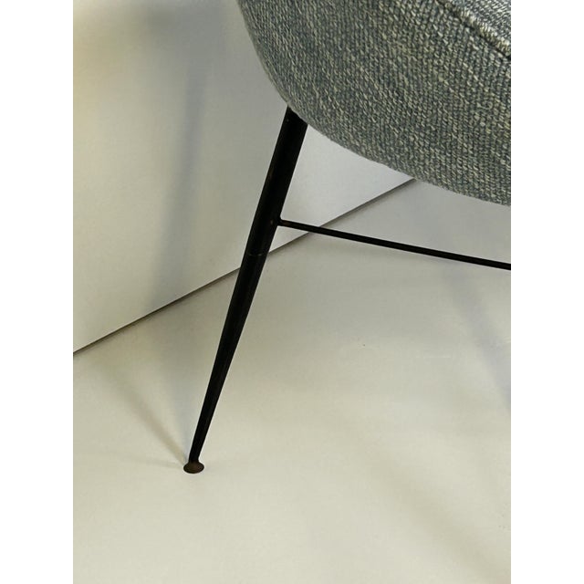 Metal Vintage Chairs by Silvio Cavatorta, 1950s, Set of 2 For Sale - Image 7 of 11