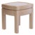 Rose Linen Piero Ottoman by Ceraudo For Sale