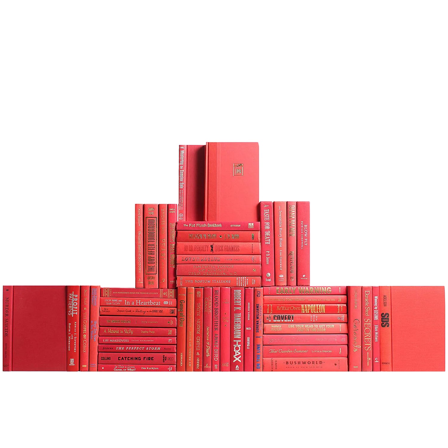 Modern Orchard Book Wall Set of Fifty Decorative Books Chairish