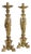Gilded Bronze Torch Holders, Set of 2 For Sale