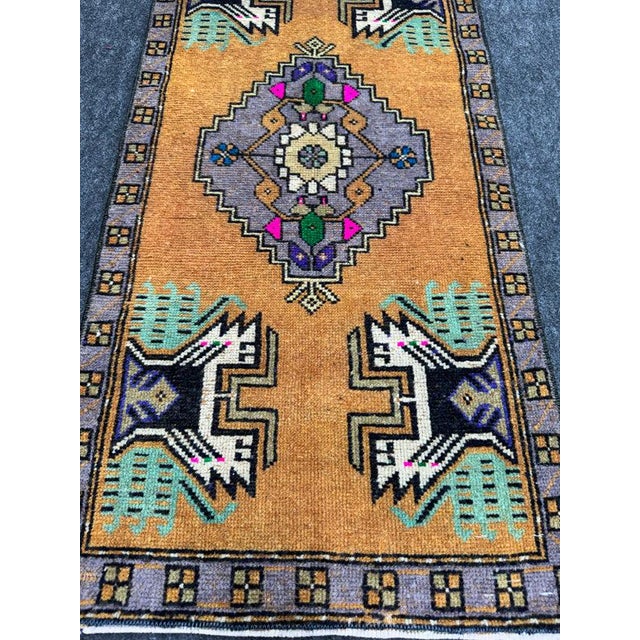 Contemporary Turkish Yastik Rug 1'8" x 3'4" For Sale - Image 3 of 5