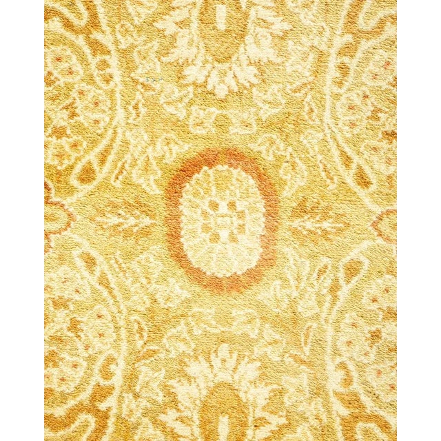 Traditional Mogul, One-of-a-Kind Hand-Knotted Area Rug in Green, 8' 3" x 10' 6" For Sale - Image 3 of 8