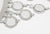 Silver Louis Feraud Paris Chrome and Mirrors Space Age Necklace For Sale - Image 8 of 16