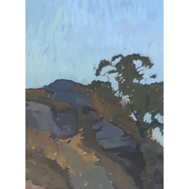 Raffaele De Grada, Paysage de Toscane, 1922, Gouache on Paper, Framed For Sale - Image 4 of 9