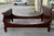 Late 20th Century Vintage Pennsylvania House Solid Cherry Queen Sleigh Bed For Sale - Image 5 of 14