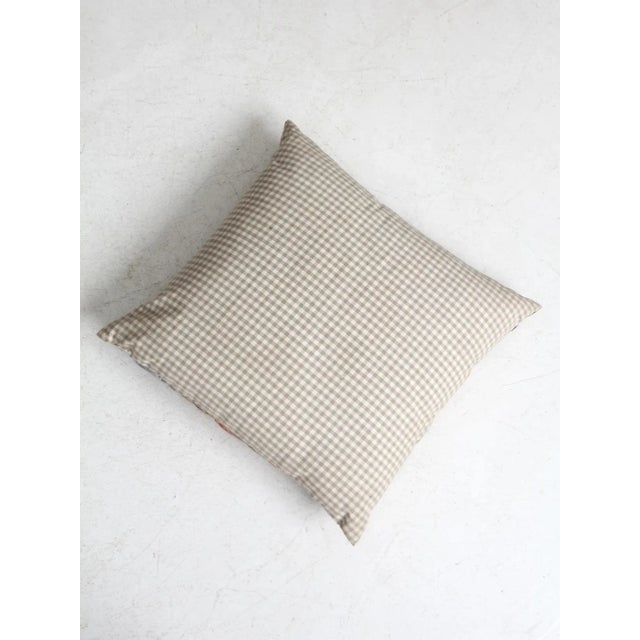 Vintage Cottage Floral Throw Pillow For Sale - Image 4 of 7