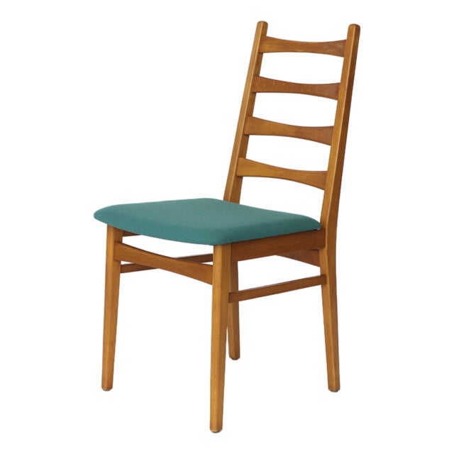 Vintage German Dining Chair with Beech Wood Frame, 1970s For Sale