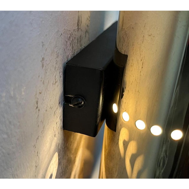 Mid-Century German Space Age Wall Lamp in Brass, 1960s For Sale - Image 13 of 18