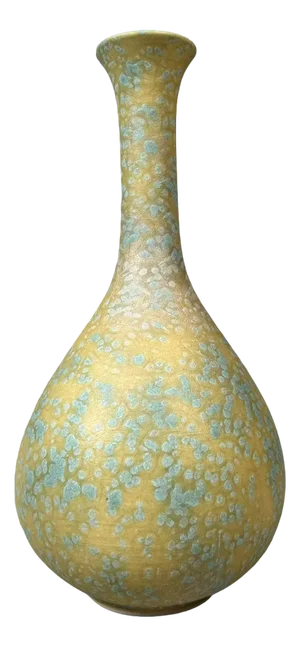 Mid-Century Kiyomizu Ikebana Vase, Kyoto, Japan, 1960s