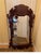 Wood Flame Mahogany Chippendale Shield Mirror For Sale - Image 7 of 8