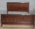 Traditional Henkel Harris Mahogany King Size Sleigh Bed Frame Made in Winchester, Virginia For Sale - Image 3 of 11