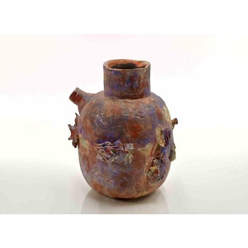 1960s Sirio Pellegrini, Jug Sculpture, Painted Terracotta, 1960s For Sale - Image 5 of 5