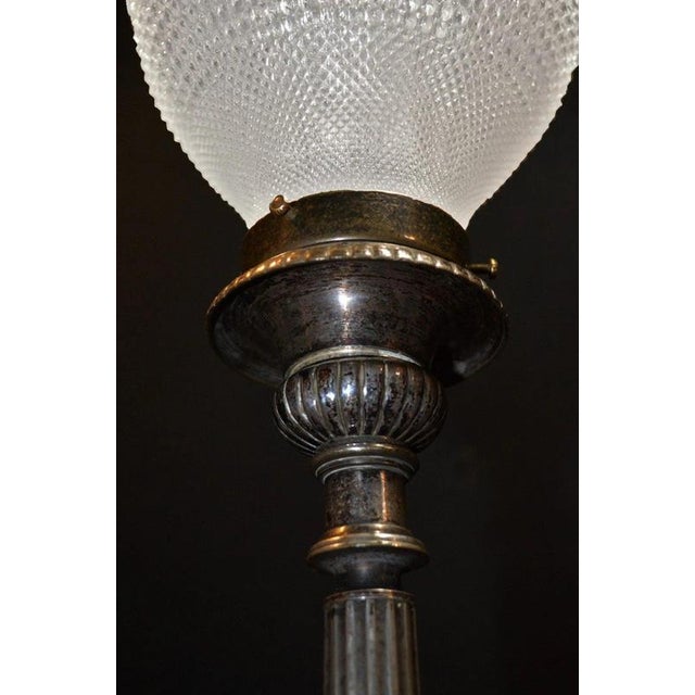 Edwardian Silver Plate Ecclesiastical Altar Table Lamp, 1910 For Sale - Image 17 of 18
