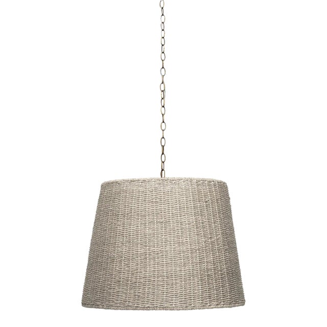 Jamie Young Willow Seagrass Chandelier For Sale