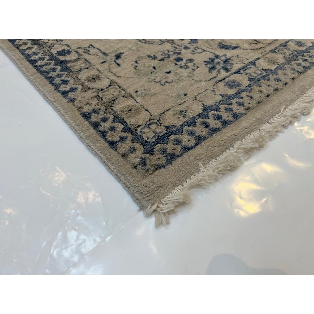 2000 - 2009 Silk and Wool Modern Style Rug , 6'1" X 9'1" For Sale - Image 5 of 5