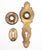 Metal Vintage Traditional Pressed Brass Passage Door Knob Set For Sale - Image 7 of 8