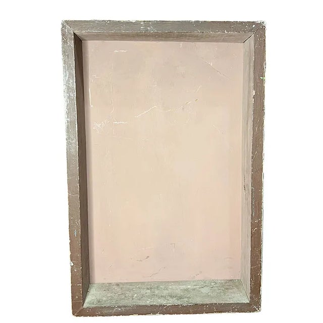 Wood Late 20th Century Vintage Authentic Hand Painted Mexican Folk Art Hanging Wall Plaque For Sale - Image 7 of 10