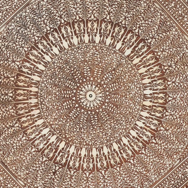 Antique Anglo Indian Inlaid Table or Stand For Sale - Image 9 of 16