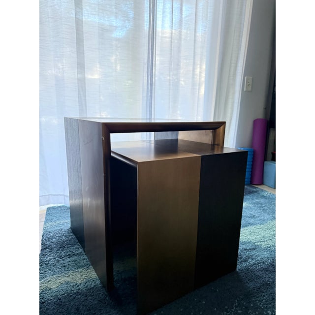 The Kiersten takes color-blocking to the next level with a unique blend of mixed materials. Each two-tone table features a...