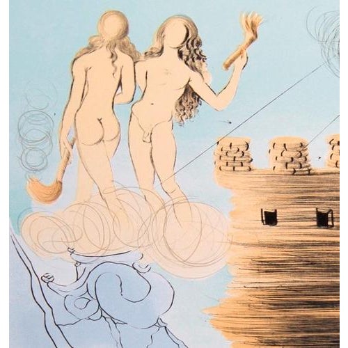 Simeon 12 Tribes of Israel Lithographic Poster by Salvador Dali For Sale - Image 3 of 5