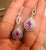 2020s 2.90 Carat Pink Sapphire Diamond Drop Earrings, A Pair For Sale - Image 5 of 8