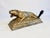 Add some bite to your signature! Fierce and functional, this vintage gilt pen holder will bring an opulence to any desk....