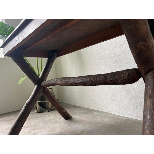 Walnut Desk, France, 1900s For Sale - Image 18 of 18