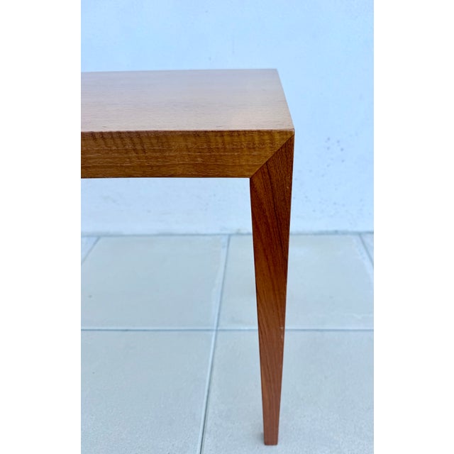 Wood Danish Rosewood Side Table by Severin Hansen for Haslev Møbelsnedkeri, 1960s For Sale - Image 7 of 14