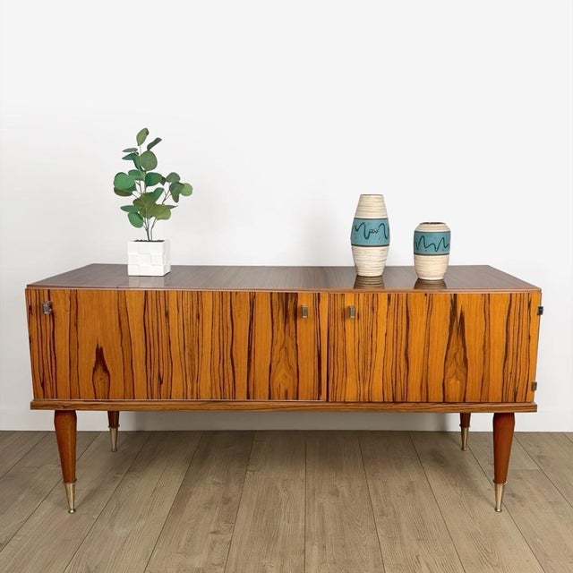 Scandinavian Sideboard with Rosewood Veneer and Lacquer Finish, 1960s For Sale - Image 3 of 14