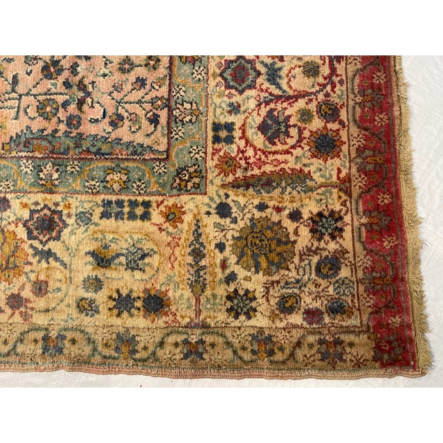 Textile Early 20th Century Antique Jerusalem Rug For Sale - Image 7 of 9