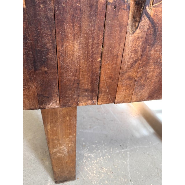Larger Size John Boos Early 20th Century Butcher Block For Sale - Image 4 of 12