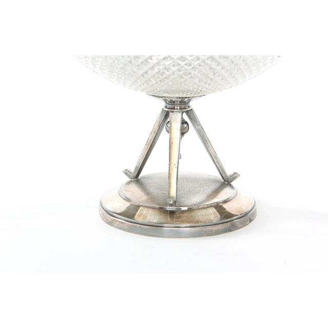 North American Silver Plated / Cut Crystal Centerpiece For Sale In New York - Image 6 of 10