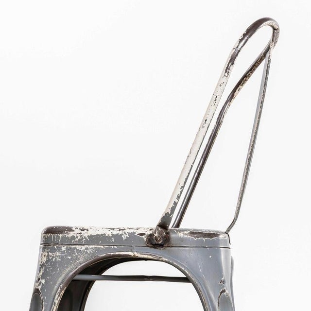 Grey Outdoor Dining Chair from Tolix, 1960s For Sale - Image 10 of 13