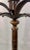 Late 20th Century Vintage LPatinated Brass Palm Tree Candlestick Holder For Sale - Image 5 of 11