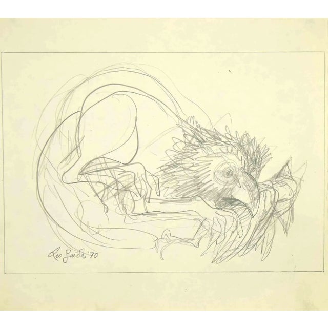 The Attack is an original drawing in pencil realized by Leo Guida in 1970. Good condition. Leo Guida (1992 - 2017)....